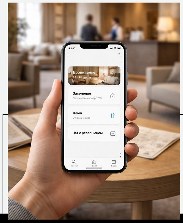 Мобильное приложение для гостей отеля в Краснотурьинске, управление сервисом